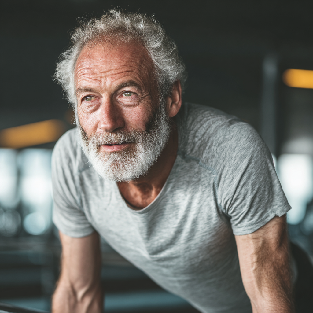 Older adults engaged in structured physical training and personal development activities